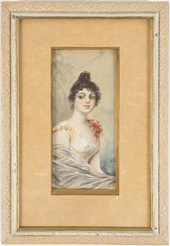 UNKNOWN ARTISTS, two watercolours from late 19th century.