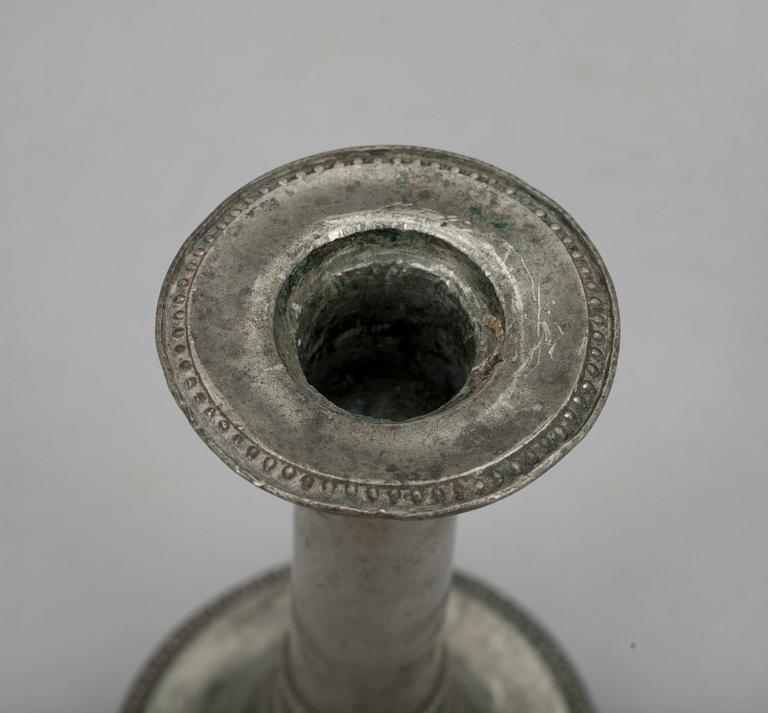 LJUSSTAKAR, ett par, tenn, 1800-talets första hälft.