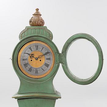 A Rococo longcase clock, 18th Century.