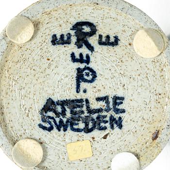 Inger Persson, Floor vase, stoneware, Rörstrand Ateljé, second half of the 20th century.