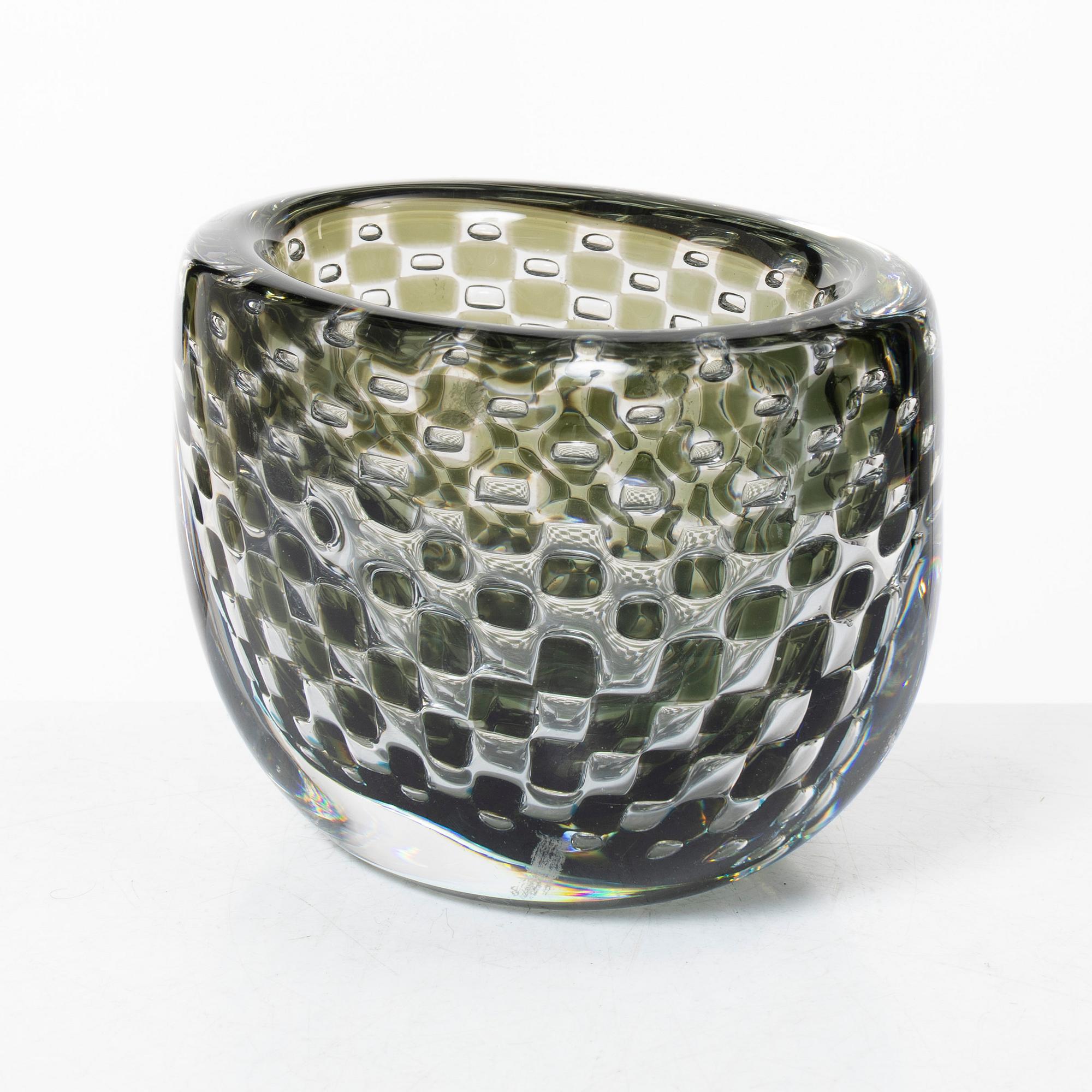 Ingeborg Lundin, vas, glas Ariel, Orrefors. 1959.