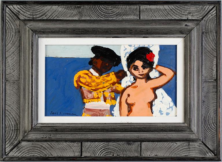 LARS NORRMAN, olja på pannå, signerad.