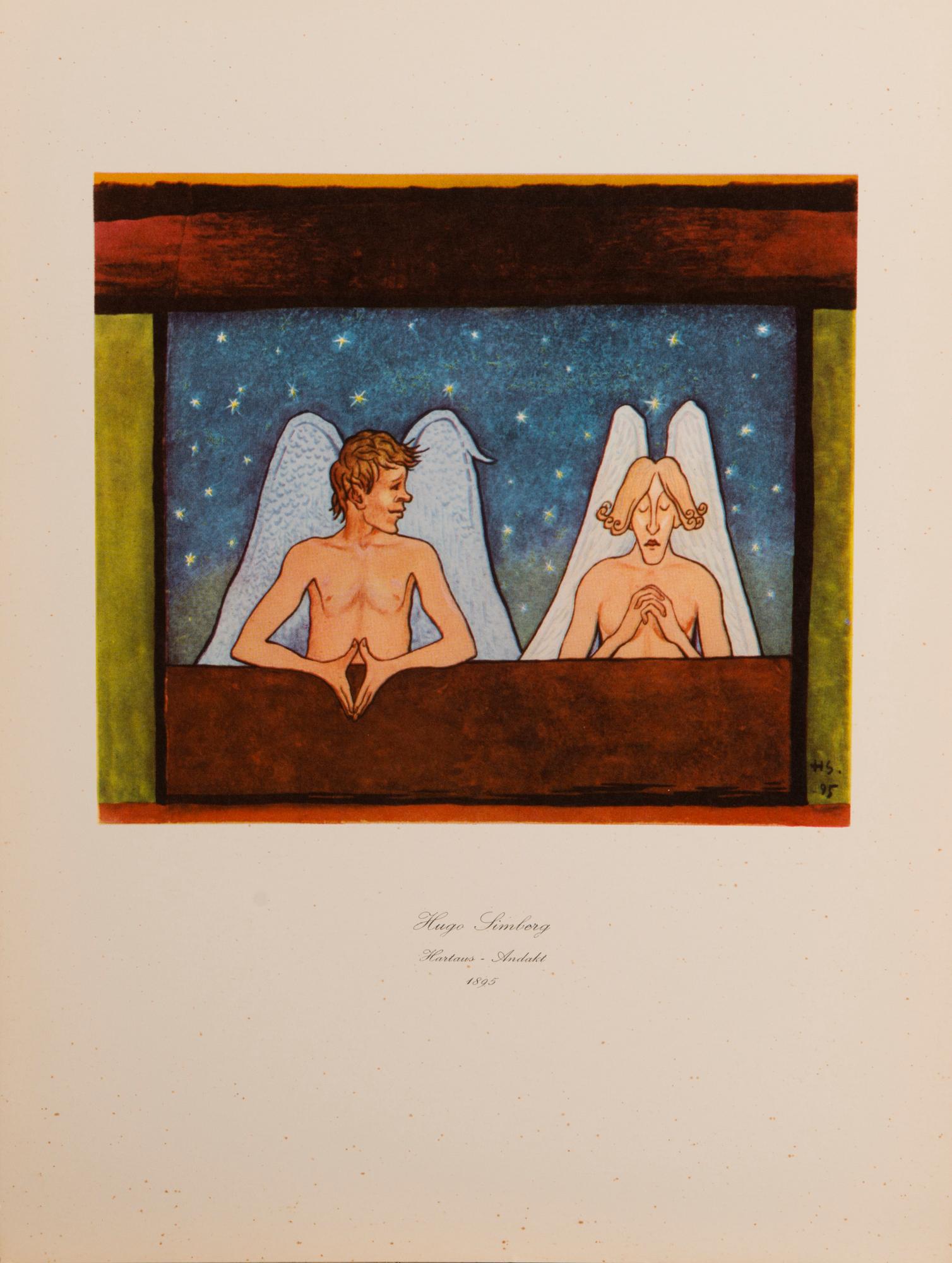 HUGO SIMBERG, after, a folder with 20 off-set printings, WSOY Porvoo 1952.