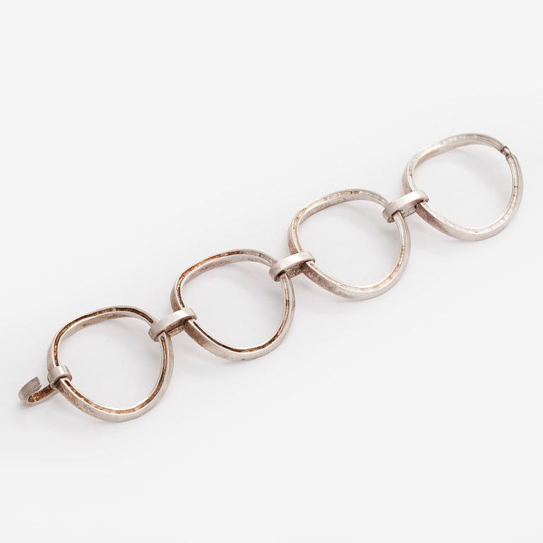 Zoltan Popovits, bracelet, silver, Lapponia 2009.