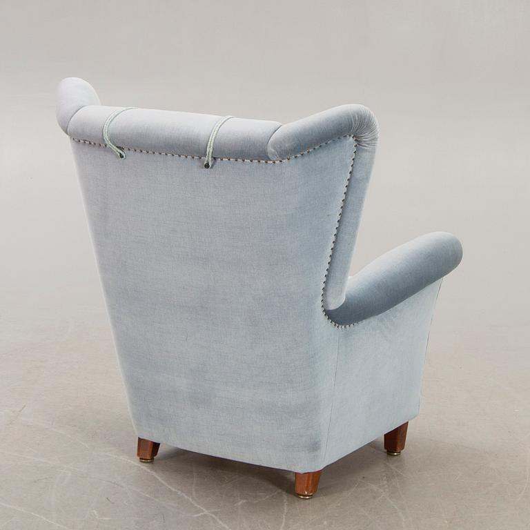 Dux, Armchair / ear flap armchair, 1940s-50s.