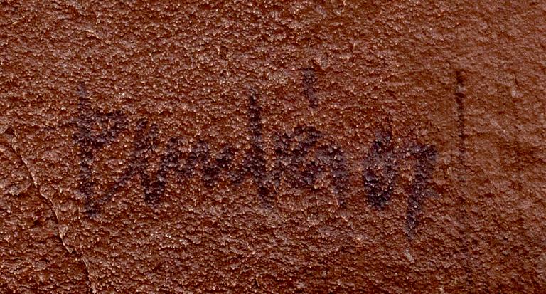 AGUSTÍ PENADÉS, a signed and dated mixed media on canvas.