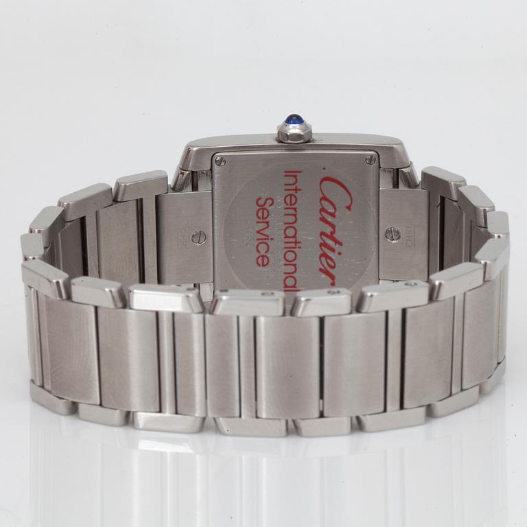 CARTIER, Tank Francaise, armbandsur, 25 x 22 (30) mm,