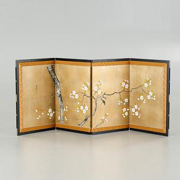 A Japanesetable folding screen, 20th century.