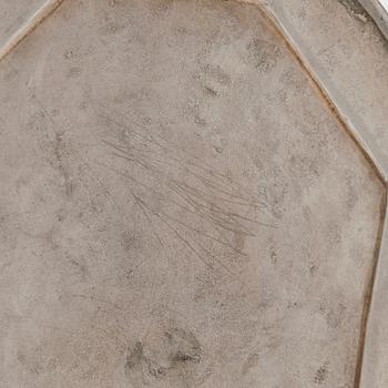 A parcel-gilt silver repoussé water pipe huqqa base, 18th/19th Century.