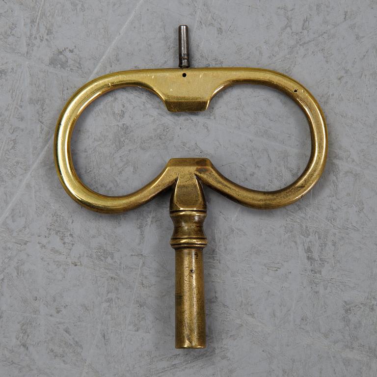 A Gustavian wall clock by Hans Wessman (active in Stockholm 1787-1805).