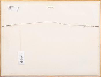 Curt Asker, mixed media on paper, signed and dated -90.