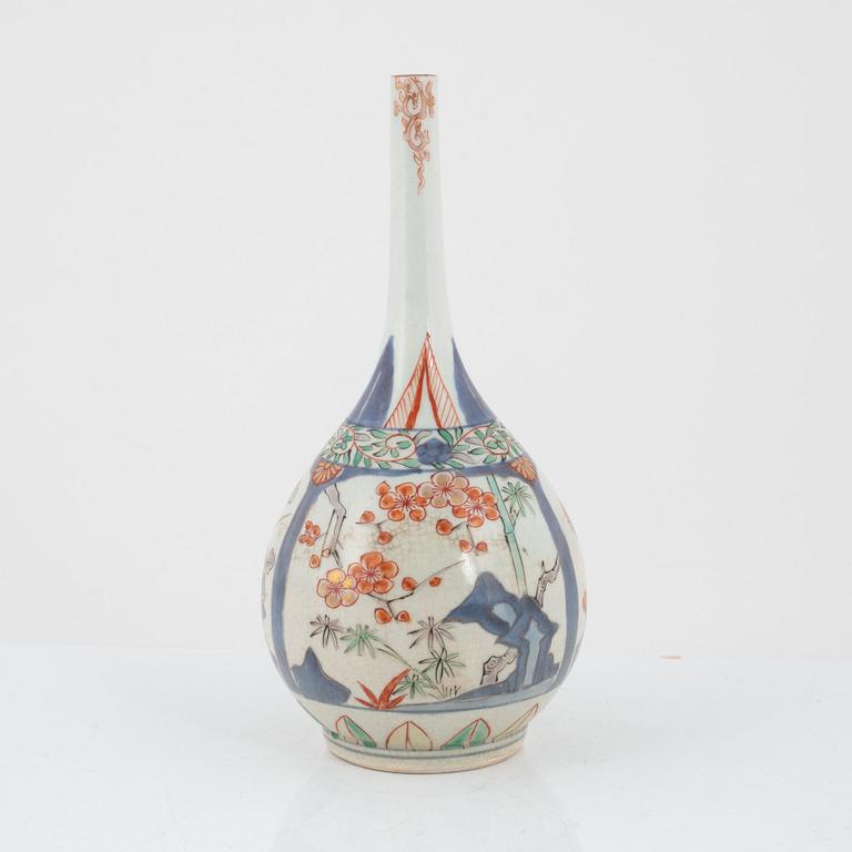 Vas / flaska, porslin, Japan, Edo (1666-1868).