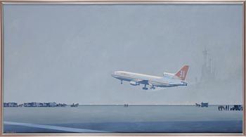 PETER CORNÉER, olja på duk. Signerad och daterad -91.