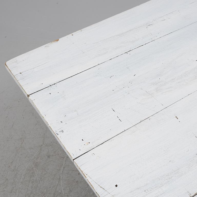 A painted gateleg table, 19th Century.