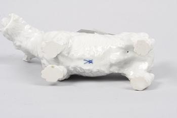 FIGURIN, porslin, Meissen.