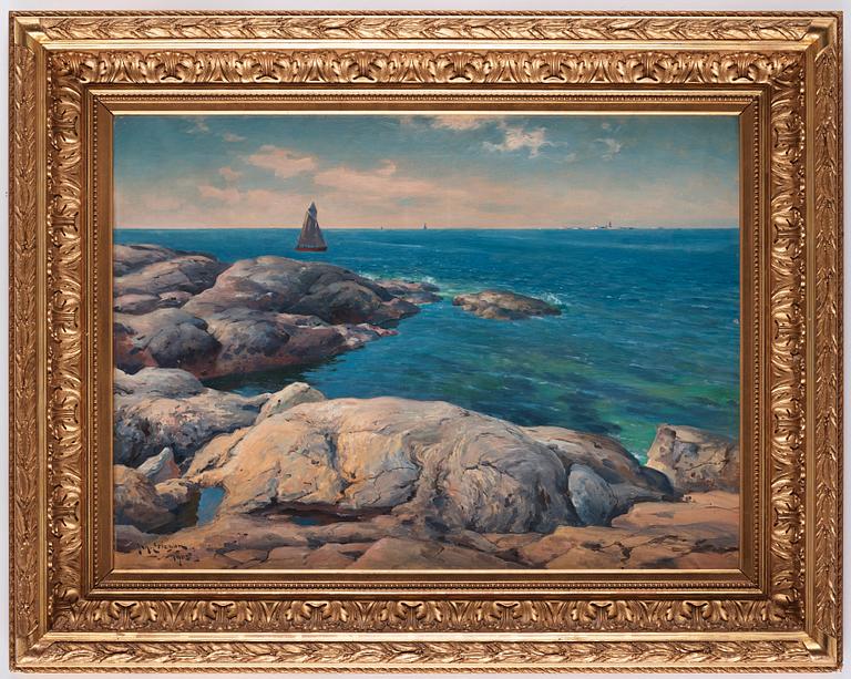 Vy mot Pater Noster från Marstrand.