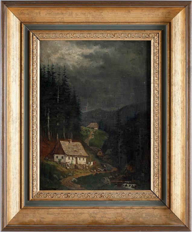 PAUL LINKE, olja på duk, sign o dat, Breslau 72.