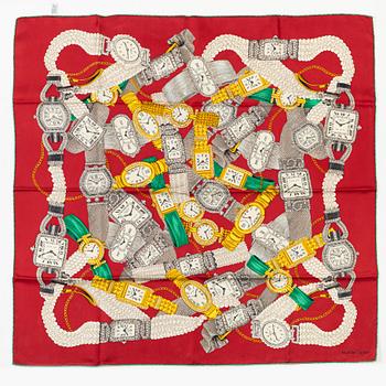 Cartier, a twill silk scarf.