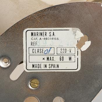 Vägglampor, ett par, Mariner, Spanien, 1900-talets andra hälft.