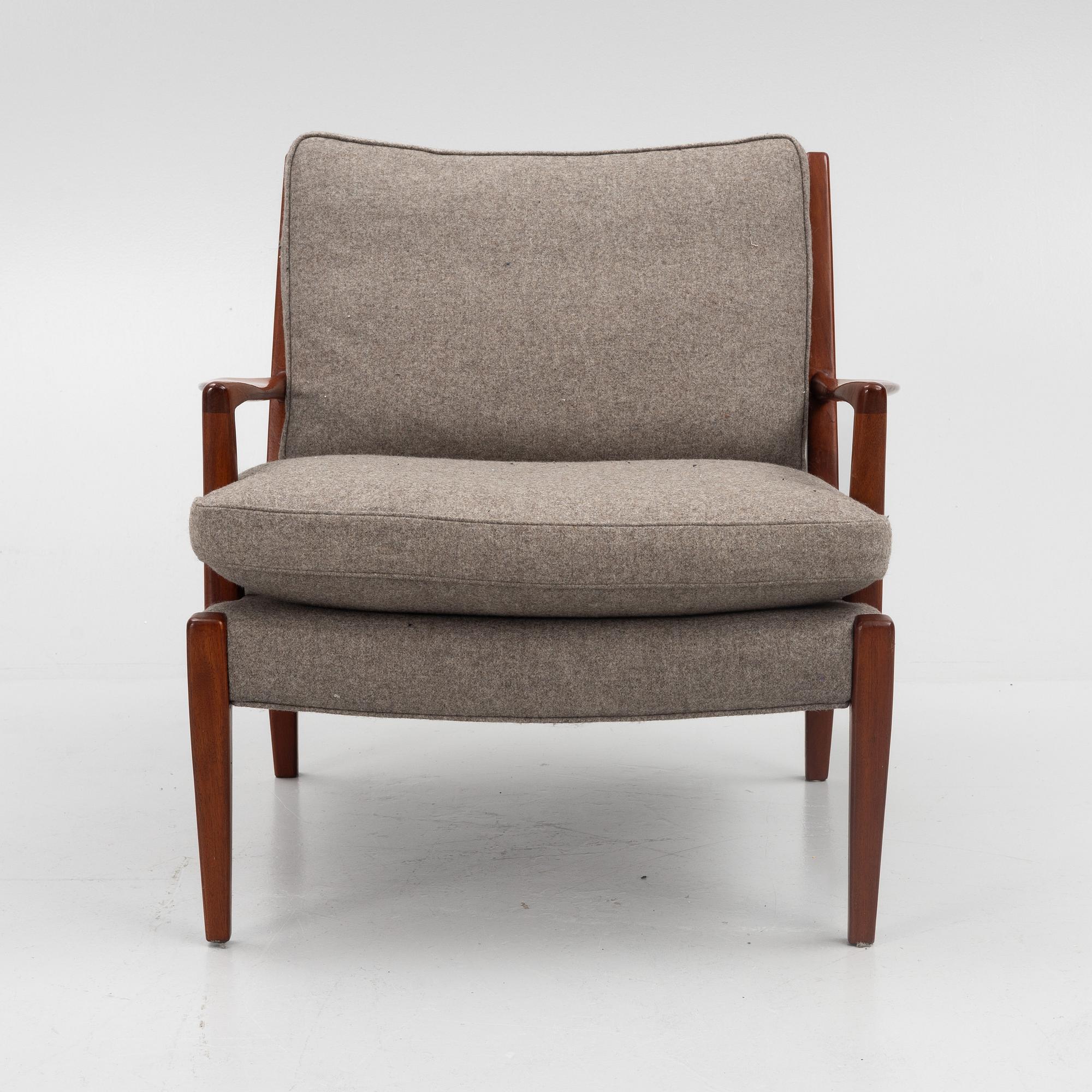 Arne Norell, fåtölj, "Löven", Norell möbel AB, 1900-talets andra hälft.