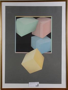 NYSTRÖM, LENNART, färglitografi. Sign och numr 175/200.
