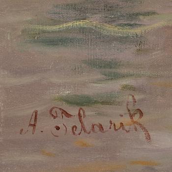 ALOIS TELARIK, olja på duk. Sign.