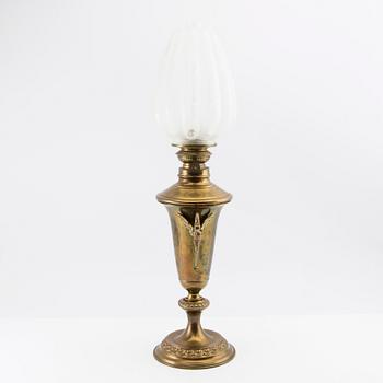 Kerosene lamp from the turn of the 20th century.