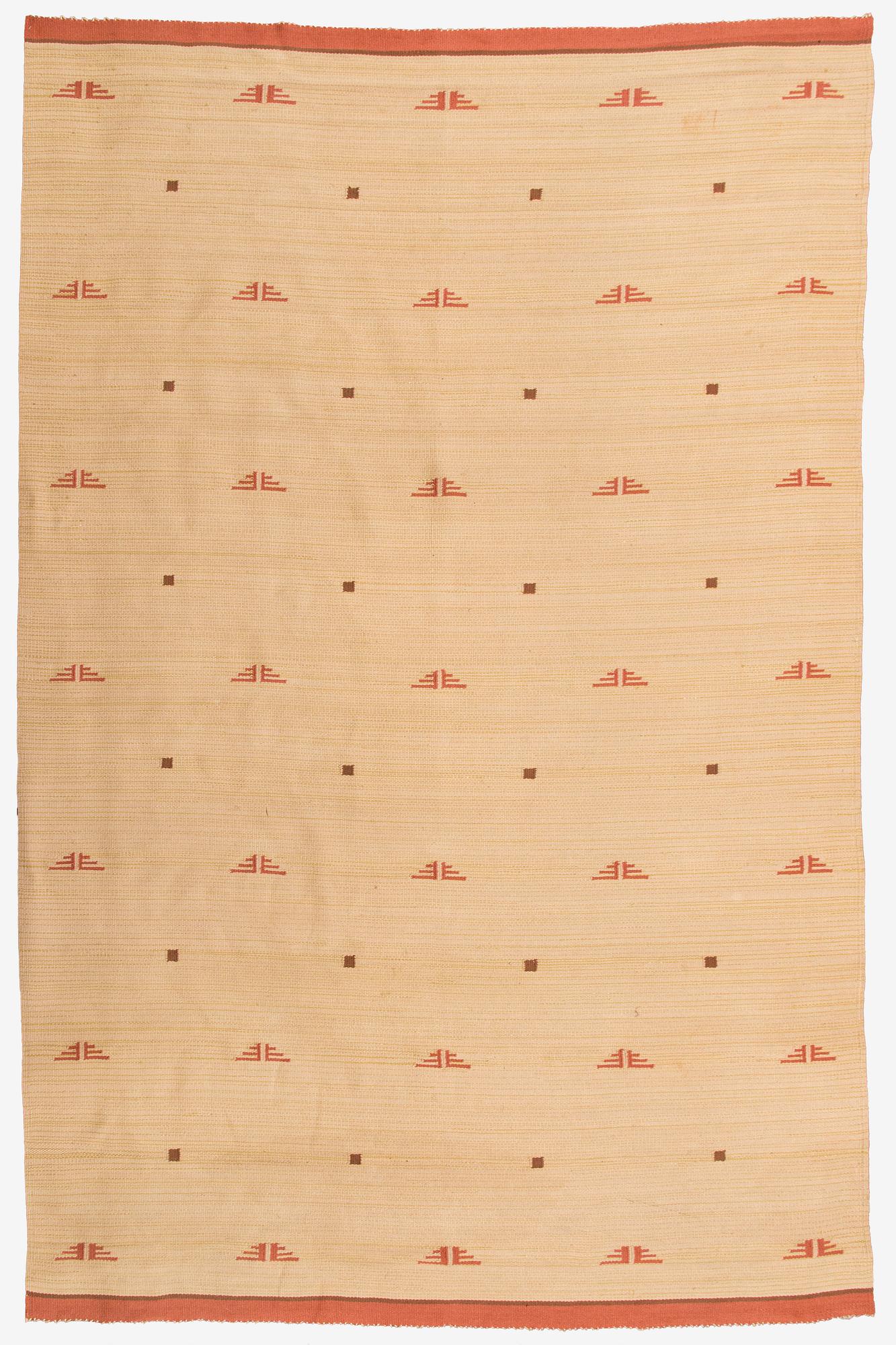 Hårgarnsmatta, Aaltonens Mattväveri, Kiikka, Finland. 360 x 240 cm.