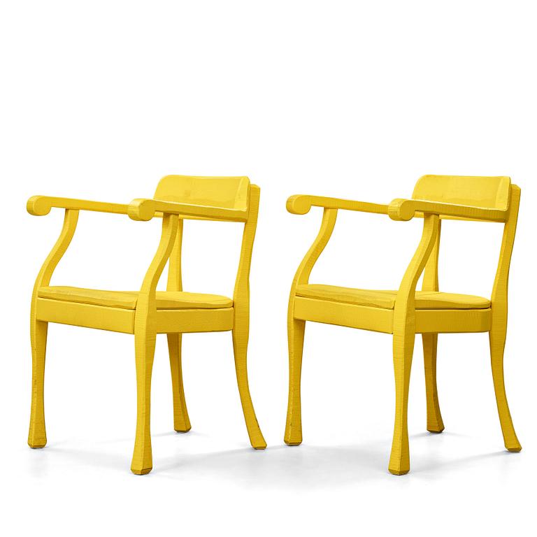 Jens Fager, a pair of "Raw" armchairs for Muuto, post 2008.