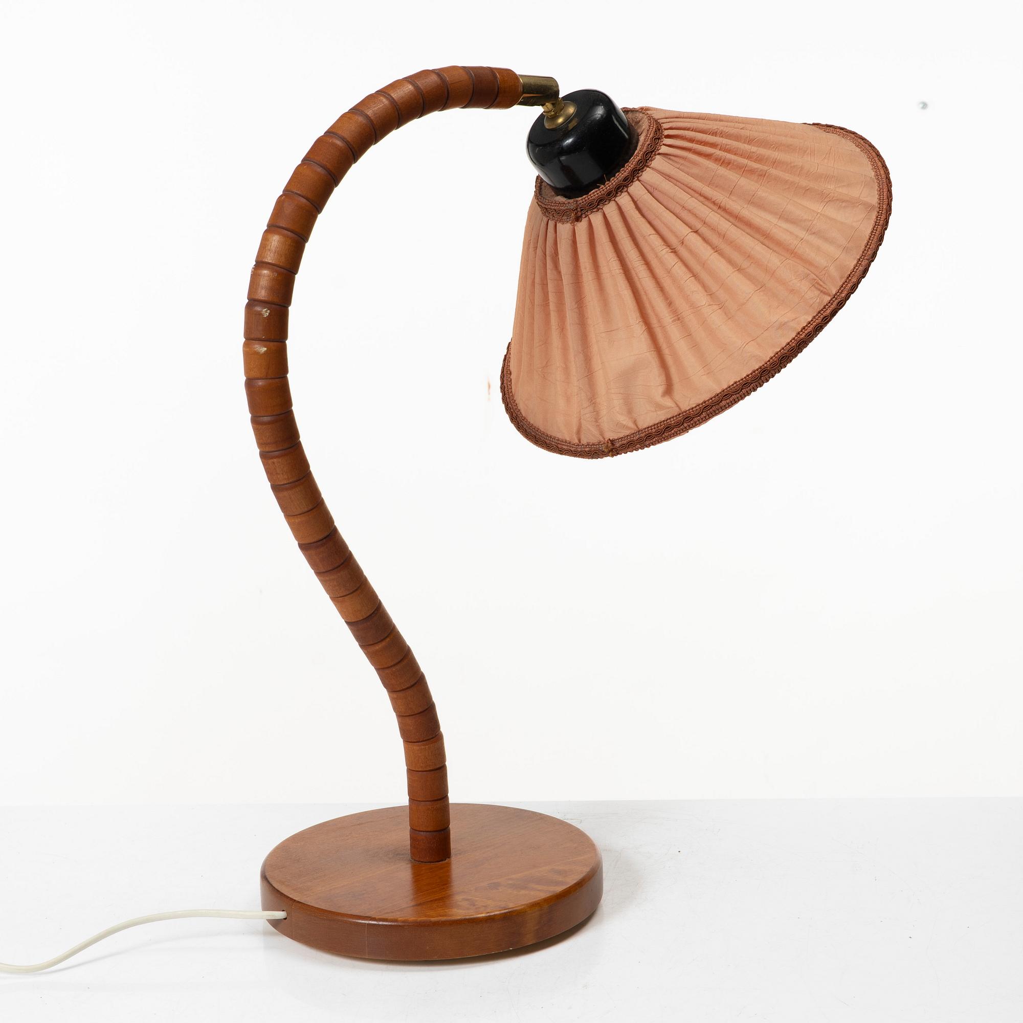 Bordslampa, Markslöjd, 1900-talets andra hälft.