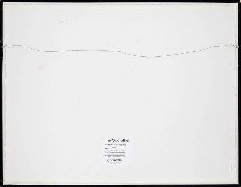 STEVE SCHAPIRO, fotografi, signerad och numrerad 3/12 á tergo.