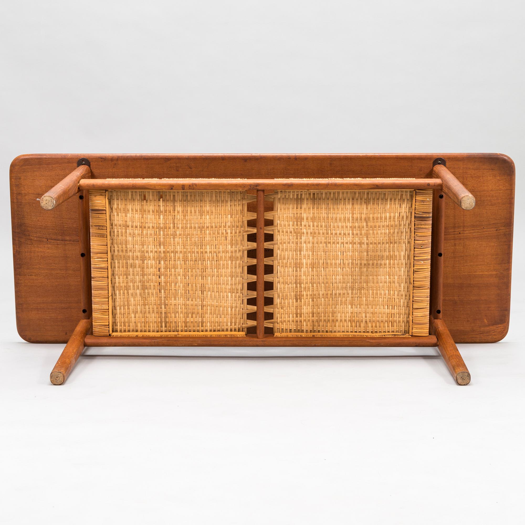HANS J WEGNER, a Danish mid-20th century coffee table for Andreas Tuck.