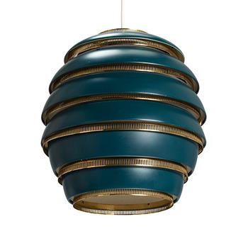 Alvar Aalto, a pendant lamp A332, 'Beehive' for Valaistustyö.