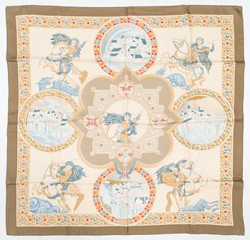Hermès, "Le Triomphe du Paladin", scarf.