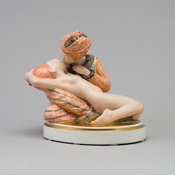 A Royal Copenhagen porcelain figure after Gerhard Hening, Denmark 1920's.