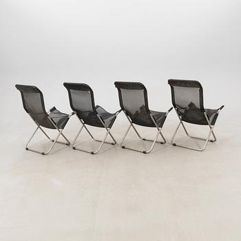 Francesco Favagrossa, four "Fiesta" garden chairs, Fiam, Italy, contemporary.