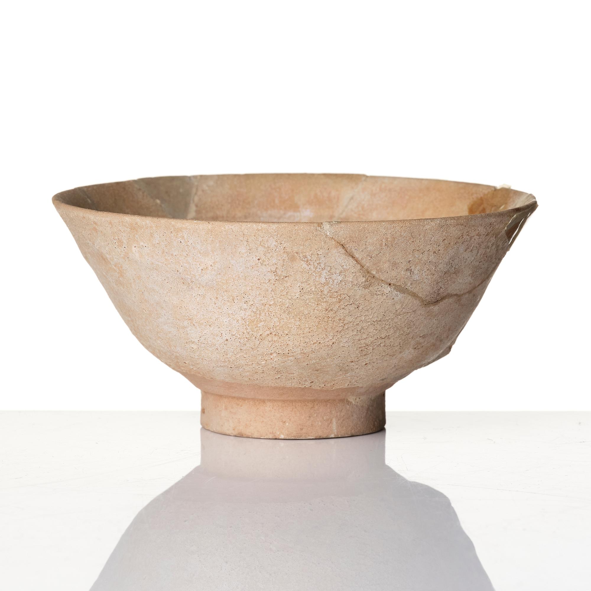 A Persian pottery bowl  13th century.