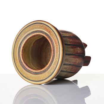 Wilhelm Kåge, a Farsta stoneware vase, Gustavsberg Studio 1940s-50s.