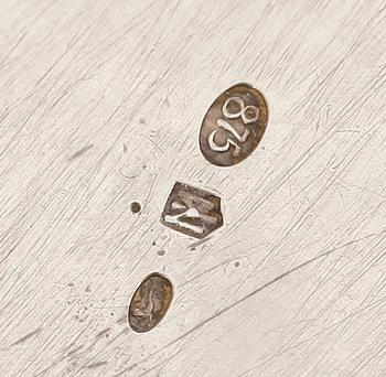 SKÅL, silver, sannolikt Estland, sekelskiftet 1900. Vikt ca 159 gram.