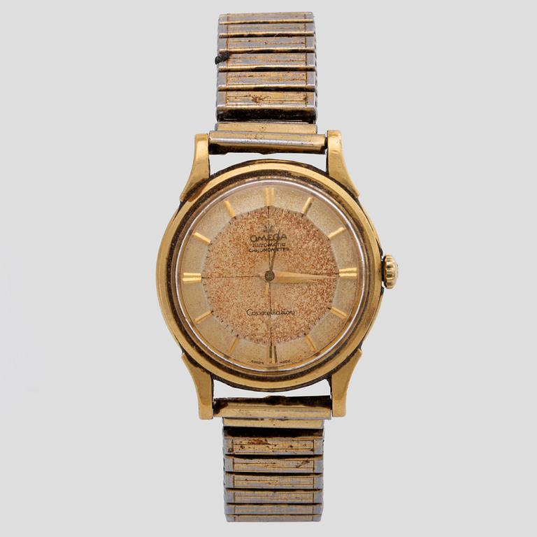 OMEGA, Constellation, "Pie-pan", Chronometer, wristwatch, 34,5 mm.