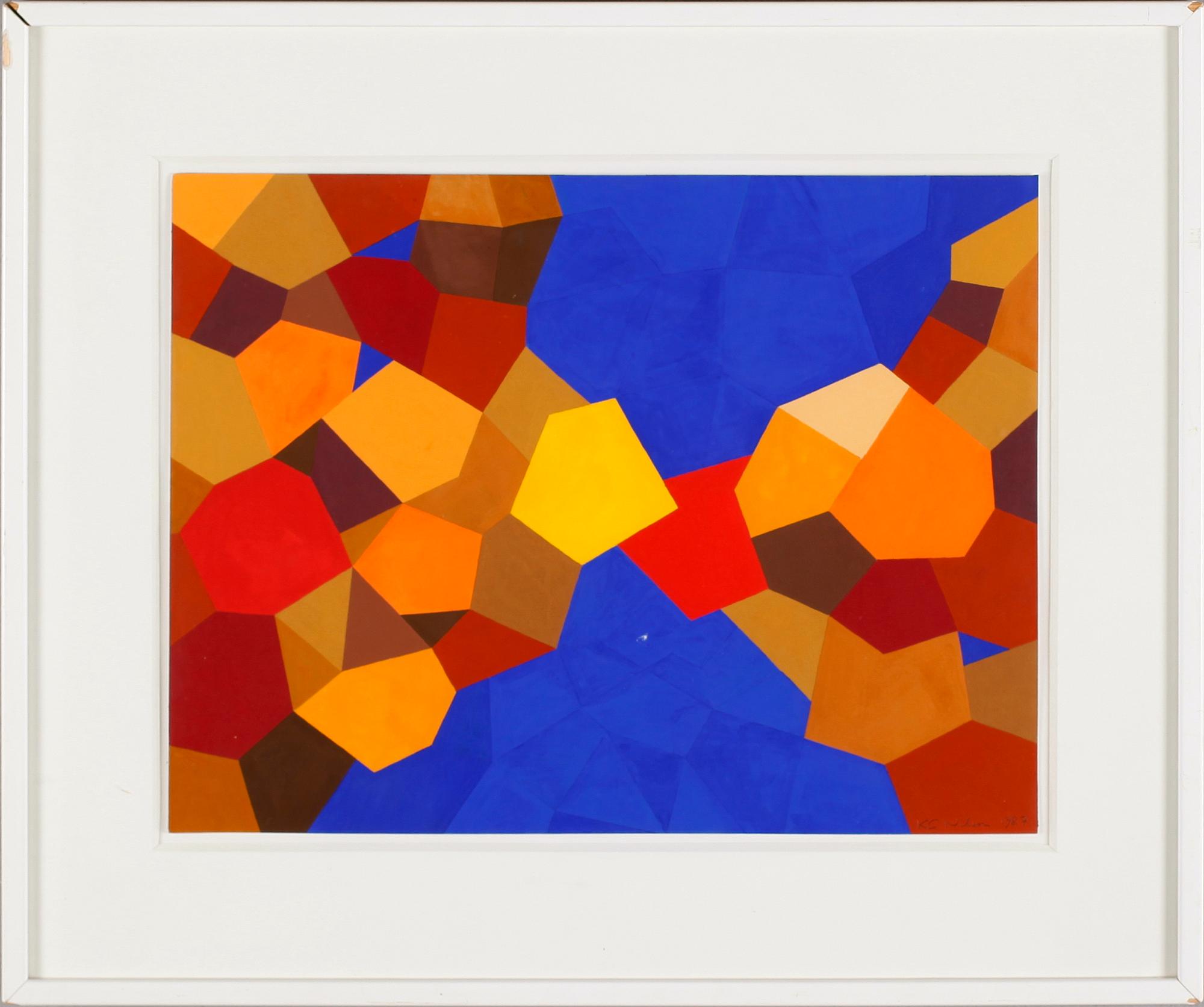 K G ( KARL GUSTAF) NILSON, gouache, signerad och daterad 1987.