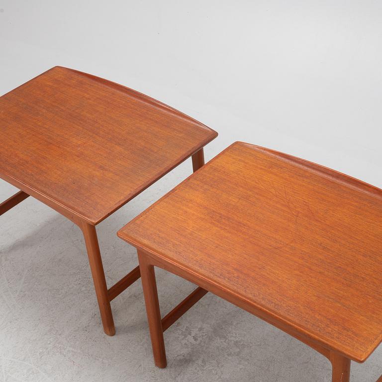 Folke Olsson, side table/coffee table, a pair, Bra Bohag, model Frisco, Tingströms, 1960s.