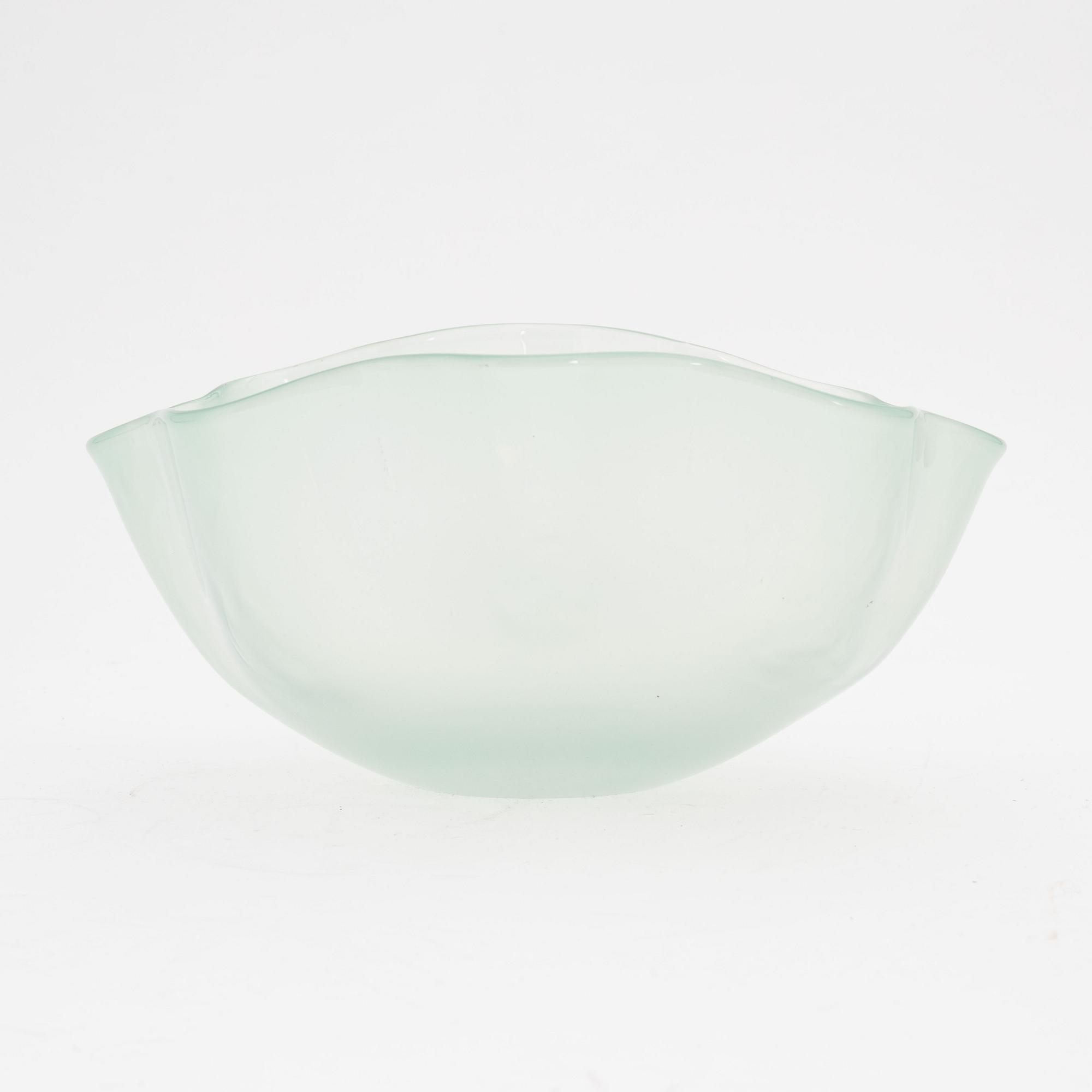 Sven Palmqvist, a signed 'Kantara' glass bowl, Orrefors.