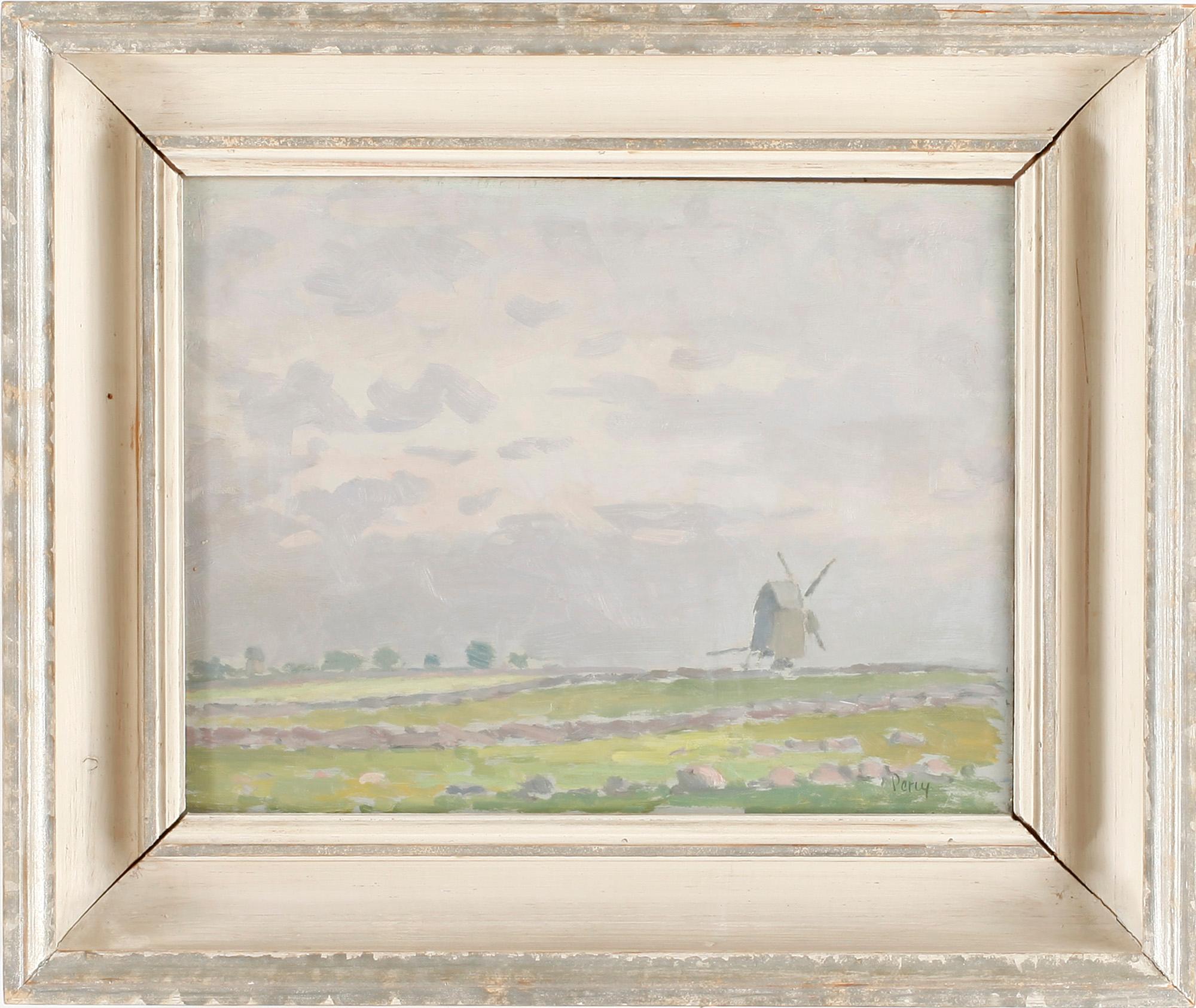ARTHUR PERCY, olja på pannå, signerad.