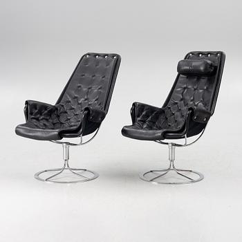 Bruno Mathsson, fåtöljer ett par "Jetson" för DUX sent 1900-tal.