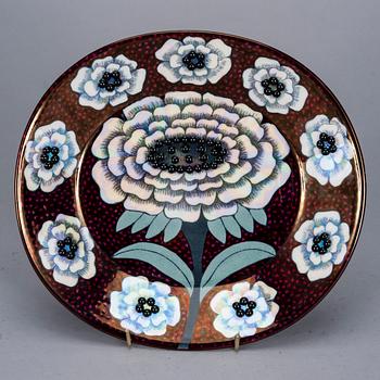FAT, porslin, "Fiori" Birger Kaipiainen, Arabia Art Made in Finland 1983. Numrerad 864/2000.