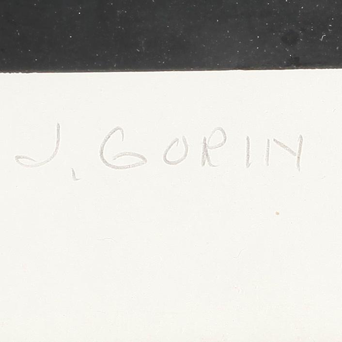 JEAN GORIN, färgserigrafi, signerad och numrerad 5/175.