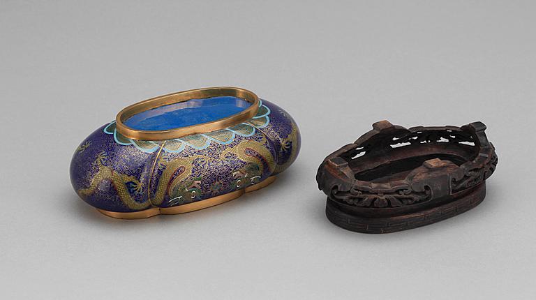 SKÅL, cloisonné, Kina, tidigt 1900-tal.