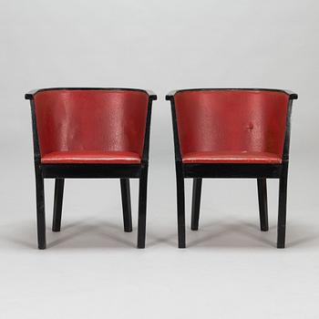 Otto Korhonen, sohvaryhmä, 3 osaa, O.Y. Huonekalu- ja Rakennustyötehdas A.B 1930-luku.