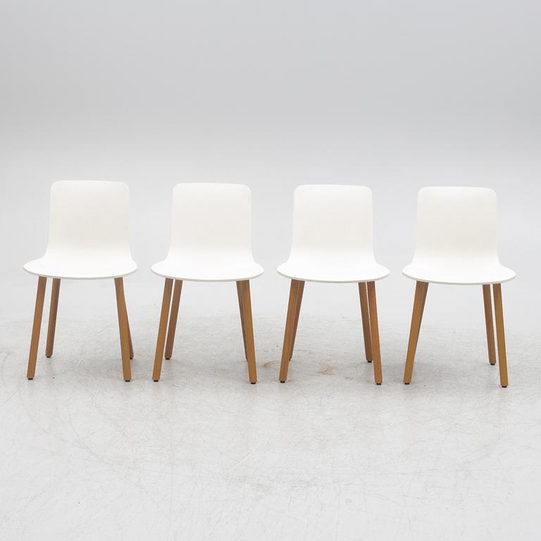 Jasper Morrison, a set of four 'HAL' chairs, Vitra 2015.